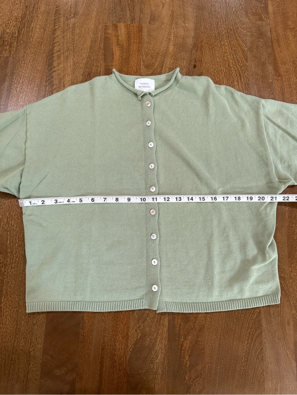Things Between Toby Rollneck Half-Sleeve Cardigan - Picture 8 of 11